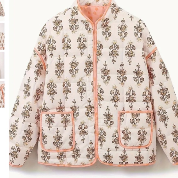 NEW !Boho “ Like”Free people Chloe quiltedjacket
